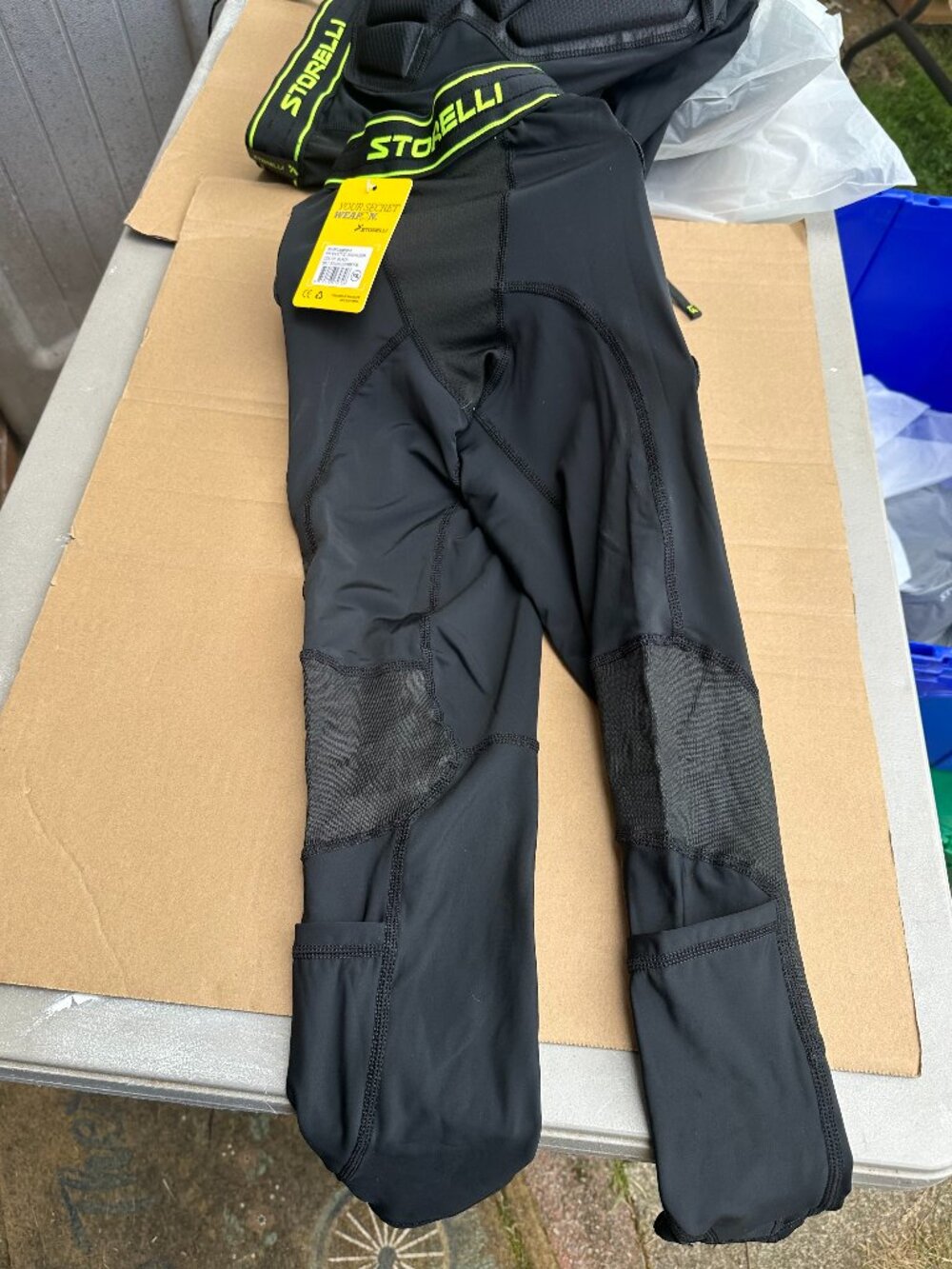 STORELLI BS GK LEGGINGS 4 YXL BLACK NWT